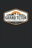  Diario de visitantes del viajero del Parque Nacional Grand Teton: Diario de viaje Libro de registro de visitantes de estilo rápido (6 \"x 9\" pulgadas) con 150 páginas
