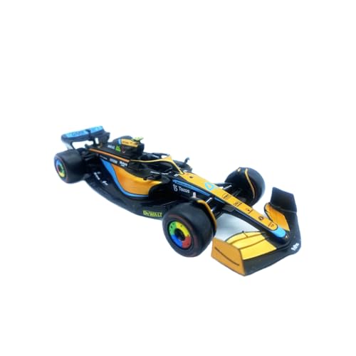 Modelo de vehículo Bburago 1:43 F1 MCL36#4 Lando Norris 2022 miniatura 3