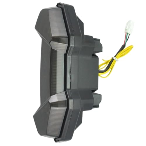 Luz integrada de la moto con señales de vuelta para rutas nocturnas en FZ-09