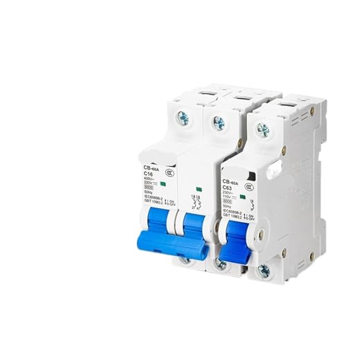 Petit disjoncteur 2p 16A2P à coupure continue pour batterie CB-60 - 2