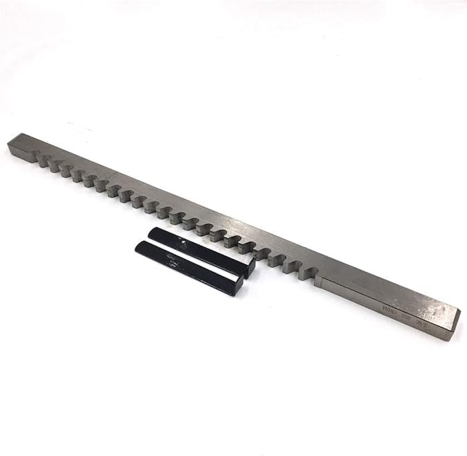 Keyway Broach 3/8 Inch Size C Push-Type HSS High Speed Steel Broach Cutting CNC Machine Tool