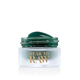 HEAR ME RAW The Brightener with CHLOROPHYLL+ | 10 Minute Plant-Based Rinse-Off Facial Mask for Firmer, Brighter, and Younger-looking Skin | Reduces Fine Lines and Wrinkles | Travel Size (0.5 Oz)
