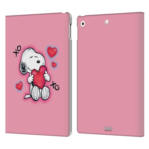 Housse iPad 10.2 Peanuts Snoopy étui cuir rabat support tablette Apple 2019 2020 2021