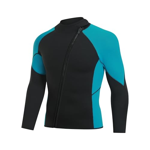 C-STREAM Chaqueta y Pantalones de Traje de Neopreno 3MM Invierno para Hombre y Mujer Separados para Surf, Snorkel y Buceo miniatura 1