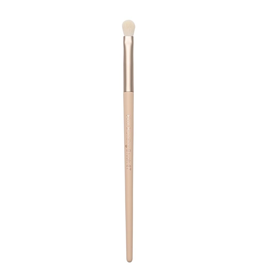 Milagro BeautyFirm Blending Brush 67 Flat Fully Fluffy Bristles Ultra Soft Vegan Fiber Bristles Makeup Tool Wooden Handle Aluminium Ferrule
