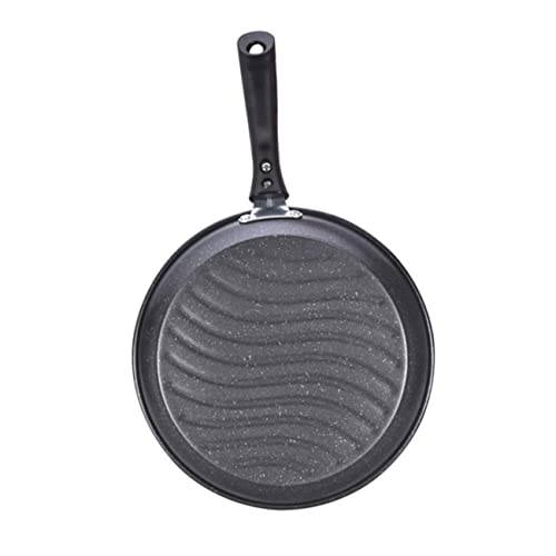FUNOMOCYA 1 Pieza Sartén Antiadherente de Omelets Carnes y Pancakes Compatible con Cocinas de Inducción y Gas Fabricada Hierro Retiene Calor Eficientemente