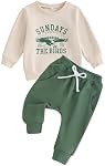 Chemise à manches longues pour bébé avec pantalon élastique