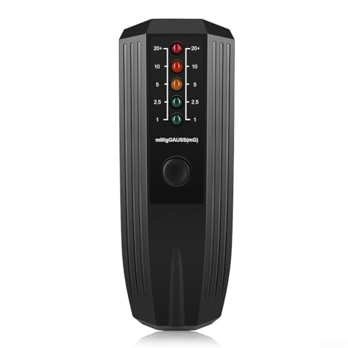 Contatore Geiger per misurazione accurata delle radiazioni EMF in vari ambienti (nero)