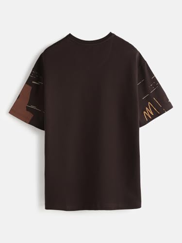Image of WROGN Men's Pure Cotton T-Shirt | Heavy GSM | Oversized Fit