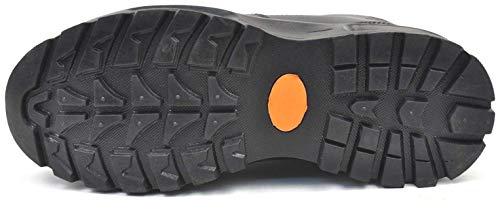 LABO Men's Black Hiking Leather Boot Air Heel #5712 (6 D(M), BLACK)4