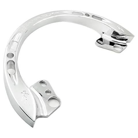 AfterMokit Replacement Pillion Passenger Grab Bar Rail for Suzuki Hayabusa GSX1300R 1999 2000 2001 2002 2003 2004 2005 2006 2007 Chrome Rear Handle Rail Cover