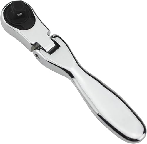 Treki Mini Clé à Cliquet avce Tête Flexible Clés à Douille Rapide 1/4