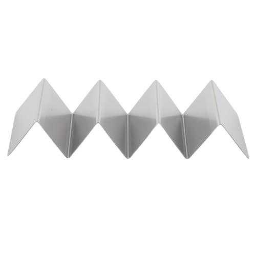 STAINLESS STEEL TACO HOLDER THICKENED W SHAPED HOLDS UP 4 TACO RACK TACO STAND TACO TRAY FOR BAKING HOME KITCHEN