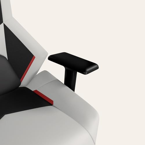 Image of Interio by Godrej Venox High Back Synthetic Leather Ergonomic Gaming Chair (White) 1-Year Warranty, 3D Armrest, Magnetic Lumbar and Headrest Adjustable