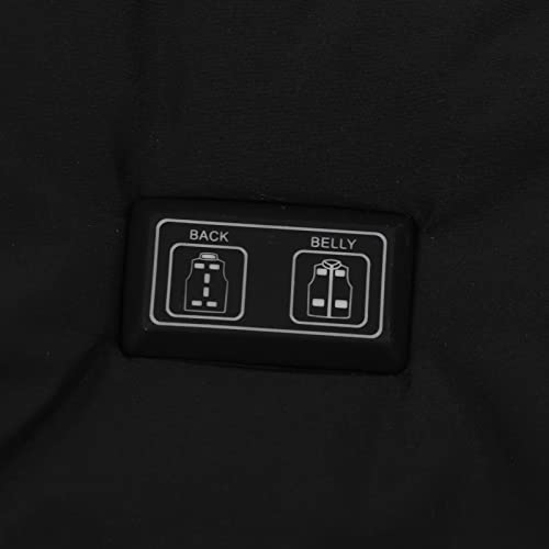 Oumefar Colete masculino aquecido, USB feminino colete elétrico fibra de poliéster para acampamento