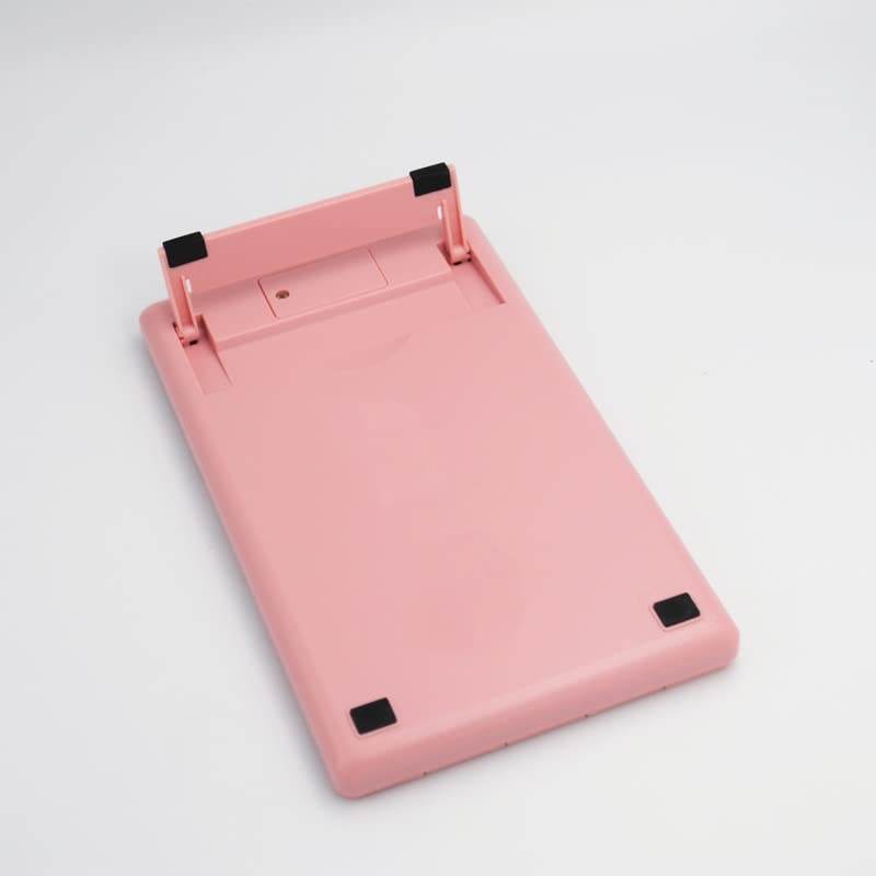 Calcolatrice da Tavolo a 12 cifre Pulsanti Grandi e Grandi Strumento di contabilità Aziendale finanziaria Batteria e energia Solare con Supporto (Color : A, Size