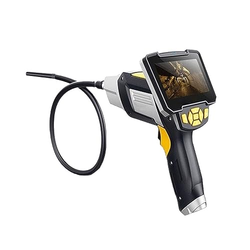 Endoscopio Industrial De Doble Lente 1080P HD 4,3 ''IPS LCD Boroscopio IP67 Cámara Serpiente Impermeable For Coche Automotriz PrecisióN Clara(5m)