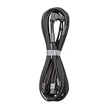 CableMod RT-Series Pro ModFlex Sleeved 12V-2x6 12VHPWR 90° StealthSense PCIe Cable for ASUS/Seasonic/Phanteks - Variant A (Black, 16-pin to Dual 8-pin, 60cm)