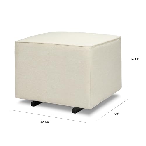 Davinci Universal Gliding Ottoman in Vanilla, GREENGUARD Gold & CertiPUR-US Certified - image 6