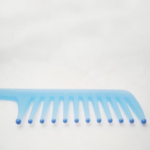 2 Shower Combs Hair Wide Tooth Dry Wet Gently Detangles Thick Long Durable Salon