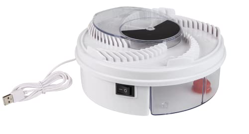 Windhager Atrapamoscas eléctrico atrapamoscas atrapamoscas con Puerto USB, Trampa automática para Moscas