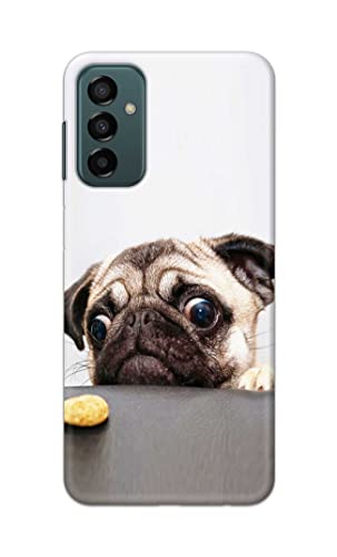 Image of PRINTFIDAA� Printed Hard Back Cover Case for Samsung Galaxy F23 5G | Samsung Galaxy M23 5G Back Cover (Pug Dog) -2808