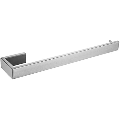 Hallyware Towel Rail SUS 304 Stainless Steel Bathroom Hand Towel Ring Holder Wall Mounted 35 Cm , Brushed Finish Cover