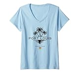 Photo Gallery donna port louis mauritius palme bandiera mauriziana souvenir maglietta con collo a v Photo Gallery donna port louis mauritius palme bandiera mauriziana souvenir maglietta con collo a v
