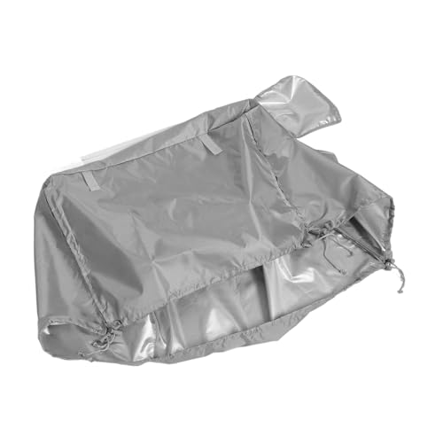 ibasenice Windproof Dog Crate Cover Durable Oxford Cloth Protector for Indoor and Outdoor Use Rainproof Pet Shield Grey Comfortable Design for Relaxing Living Conditions