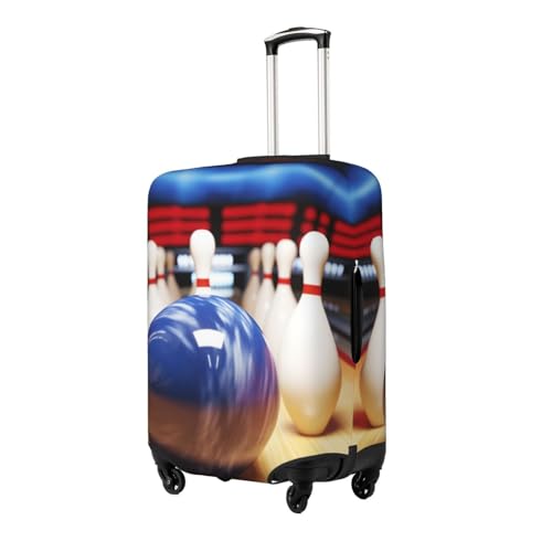 bowling Luggage Cover for Suitcase Tsa Approved, Washable Suitcase Protector Fits 18-32 Inch Anti-scratch Suitcase Cover Carry on Luggage Sleeve Travel Baggage Cover2