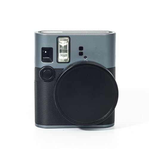 Copriobiettivo per fotocamera Instax Mini 41 antipolvere impermeabile in lega di alluminio grigio