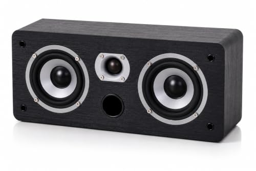 Dynavoice Magic CR-4 Noir Mat – Enceinte Centrale Passive 2 Voies, Woofer 2x4 + Tweeter 1