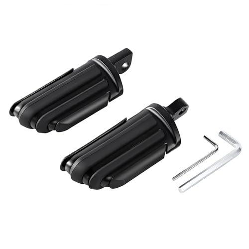 Mini repose-pieds haut de gamme noir mat pour Harley - 2