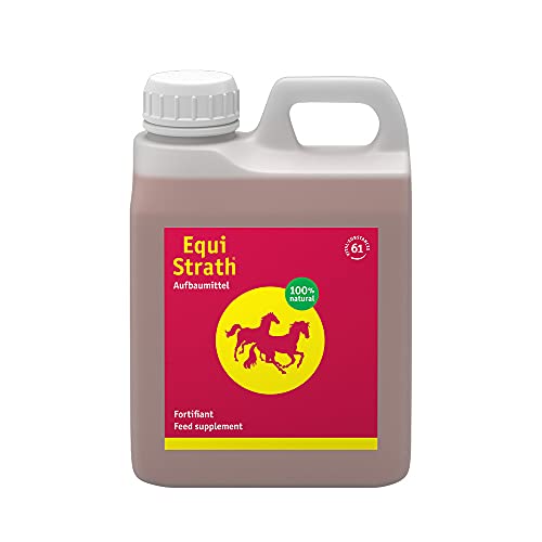 EQUI-STRATH - Integratore Alimentare di Lievito Vegetale per Cavalli - Favorisce la Salute - Topper per Cavalli - Adatto a Tutte Le Razze - 61 Micronutriementi - Vegetariano - 100% Naturale - 1L