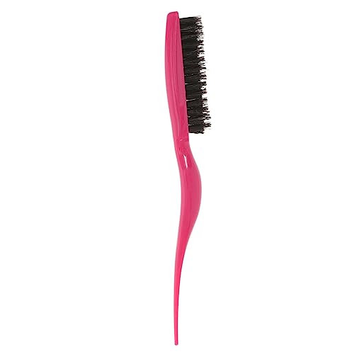 HAPINARY Brosse à Poils De Sanglier Taille Compacte Noire Brosse à Taquiner Professionnelle Pour Coiffeurs Utilisation Salon Ergonomique Légère Compacte
