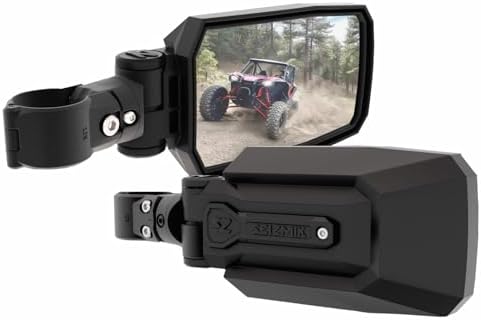 Seizmik Trailrider UTV Side View Mirror Set for 1.75 Inch Round T...