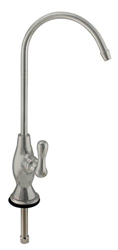 Westbrass D2033-NL-07 10 Classic 1-Lever Handle Cold Water Dispenser Faucet, Satin Nickel