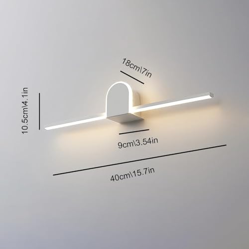 Lámpara de pared LED con luz frontal antisombras para maquillaje 8