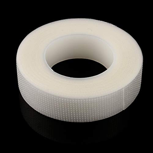 8 Rolls White Eyelash Extension PE Tape, Adhesive Fabric Eyelash Tape, Lash PE Tape for Eyelash Extension Supply, 1/2'' x 10 Yards