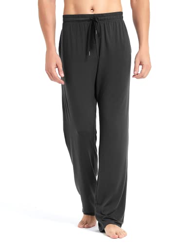 Idtswch 32/34/36/38 Long Inseam Men's Tall Extra Long Pajama Pants,Lounge Jogger Yoga Pants,Sleepwear with Pockets for Men