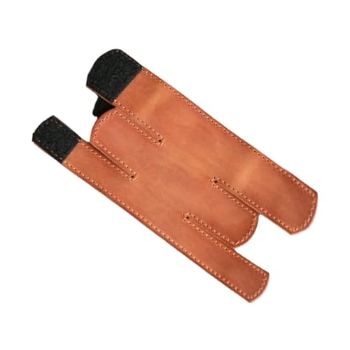 DYNWAVE Trumpet Valve Guard PU Leather for Wind Instrument Anti Slip Protection Cover Trumpet Brass Wrap for Live Performance