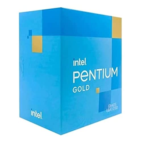 Image of Intel Pentium Gold G6405 Core 10th Gen Generation Desktop Processor Box CPU APU 4MB Cache 4.1 GHz Clock Speed LGA 1200 Socket (Graphics Card Not Required)
