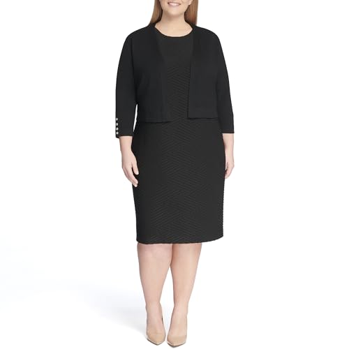 Image of Tommy Hilfiger Womens Button Sleeve Shrug