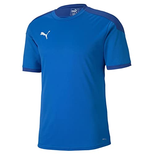 PUMA Mens teamFINAL 21 Training Jersey, Electric Blue Lemonade-team Power Blue, Large