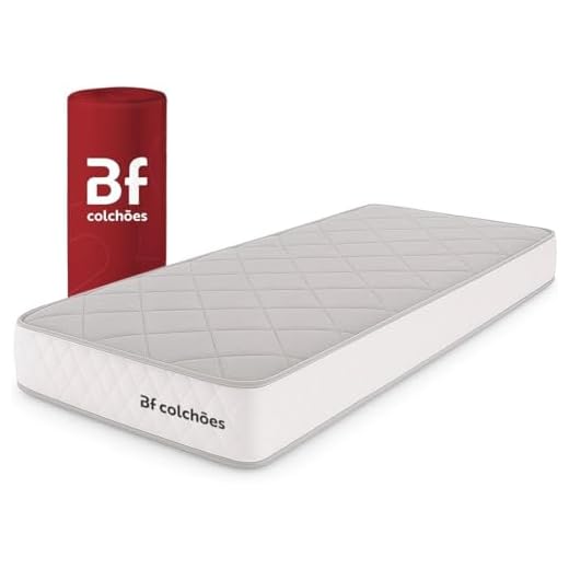 Colchão Solteiro Espuma D33 A Vácuo Ortopédica Certificada BF Colchões 88x188x17cm