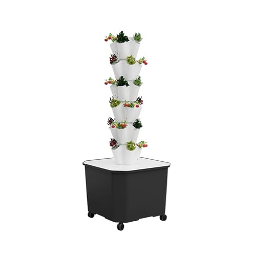 Hydroponics Tower Garden - 6 Layer Aeroponic System for Growing