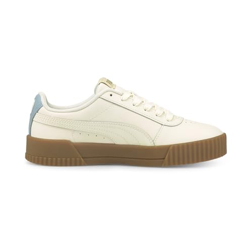 Image of Puma Womens Carina Lux L White- WhiteSneaker