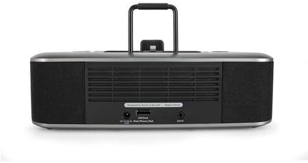 iHome iDL100 Lightning Dock Triple Charging FM Clock Radio with USB Charge/Play