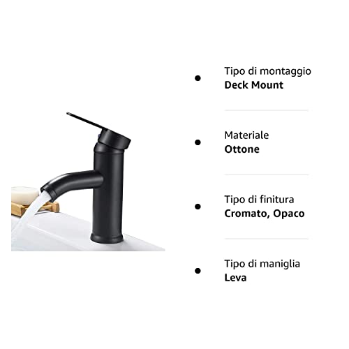Bagno Rubinetto miscelatore monoleva,per