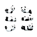 YEYILILINHONG 6PCS Cute Ceramic Panda Chopsticks Rest Rack Stand Holder for Chopsticks, Ceramic Ware...